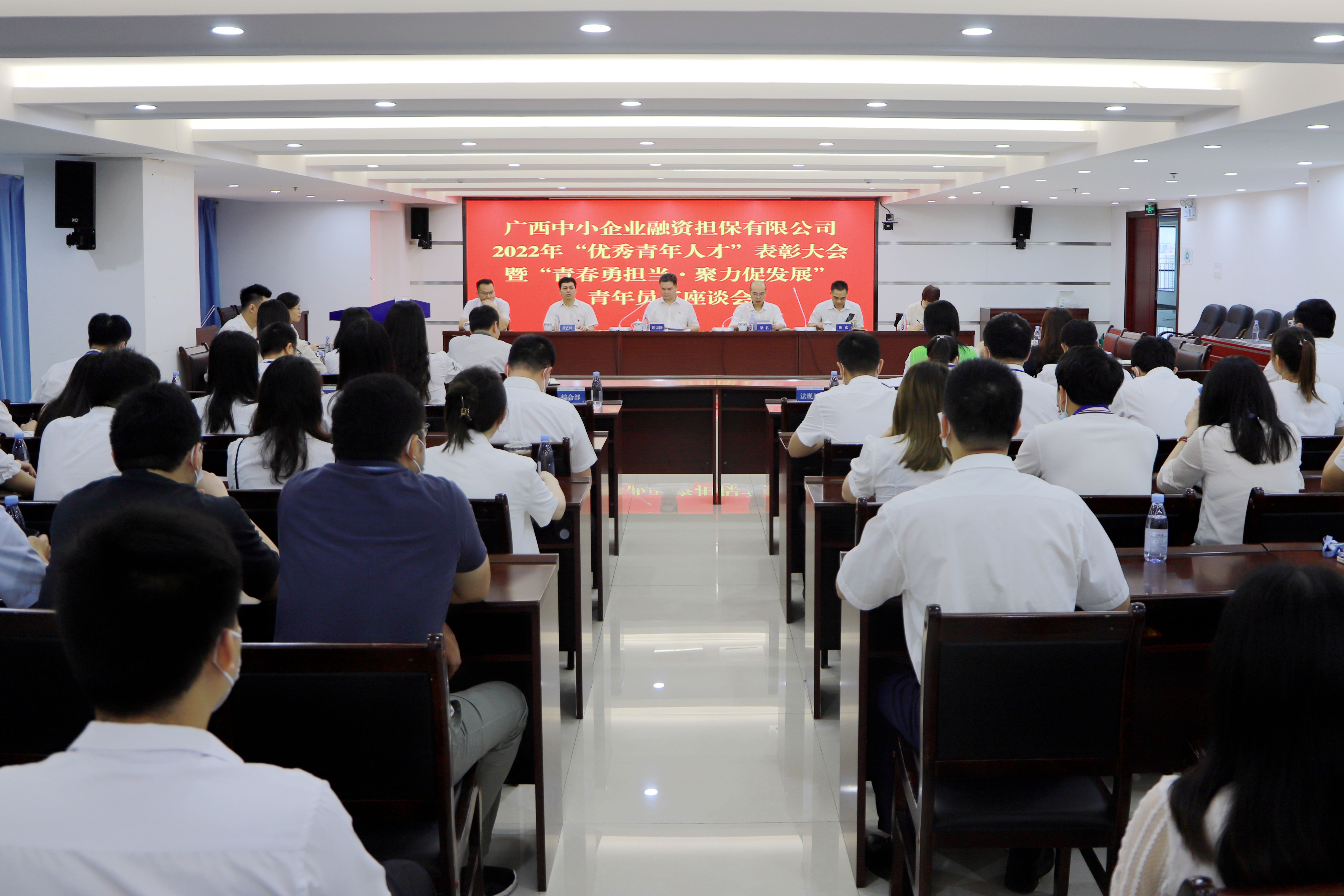 黨委書記講專題黨課，熱議建團百年有我！中小擔保召開“優(yōu)秀青年人才”表彰大會暨“青春勇?lián)?聚力促發(fā)展”青年員工座談會